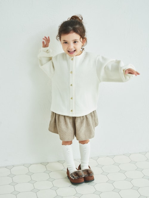 ルネ☆キラキラお花ボタンパフスリーブ カーディガン ルネ☆キラキラお花ボタンパフスリーブ カーディガン ルネ