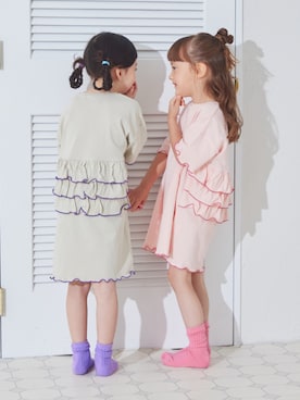 「pairmanon（ペアマノン）のアイテム（ワンピース/ドレス）」を使った、pairmanonさん（キッズ・110cm）の夏コーディネート