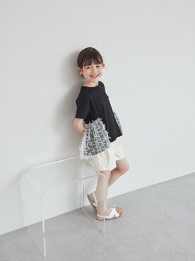 pairmanonさん（キッズ・110cm）の夏コーディネート