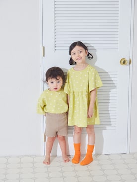 「pairmanon（ペアマノン）のアイテム（ワンピース/ドレス）」を使った、pairmanonさん（キッズ・110cm）の夏コーディネート