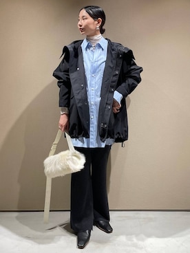「Chaos（カオス）のアイテム（その他アウター）」を使った、FUMIさん（レディース・162cm）の秋コーディネート