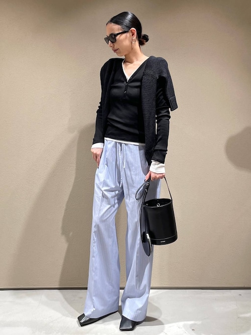 Chaos(カオス)/シルクコンリリーショートカーディガン 【セットアップ