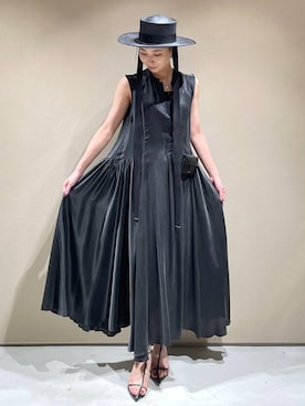 「Chaos（カオス）のアイテム（ワンピース/ドレス）」を使った、FUMIさん（レディース・162cm）の夏コーディネート