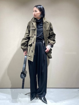 「アイテム（その他トップス）」を使った、FUMIさん（レディース・162cm）の秋コーディネート