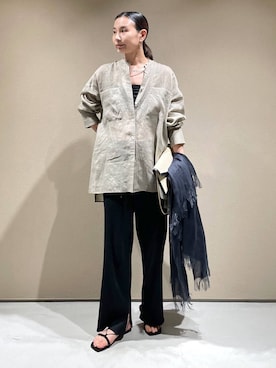 「Chaos（カオス）のアイテム（キャミソール）」を使った、FUMIさん（レディース・162cm）の春コーディネート