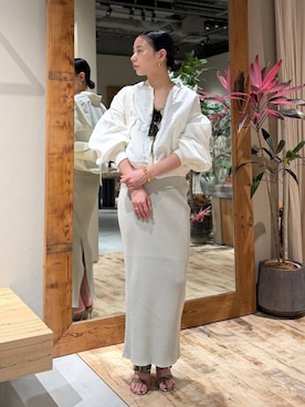 「Chaos（カオス）のアイテム」を使った、FUMIさん（レディース・162cm）の春コーディネート