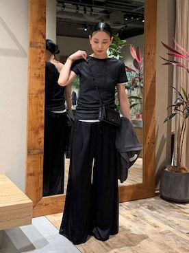 「Chaos（カオス）のアイテム」を使った、FUMIさん（レディース・162cm）の春コーディネート