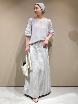 「Chaos（カオス）のアイテム（ブルゾン）」を使った、FUMIさん（レディース・162cm）の冬コーディネート