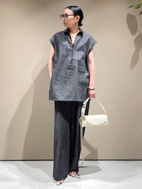 「Chaos（カオス）のアイテム（キャミソール）」を使った、FUMIさん（レディース・162cm）の春コーディネート