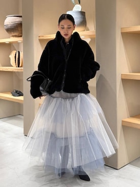 FUMIさん(レディース・162cm)の冬コーディネート