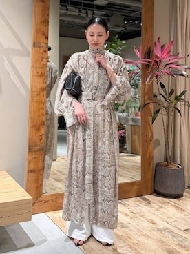 「Chaos（カオス）のアイテム」を使った、FUMIさん（レディース・162cm）の春コーディネート