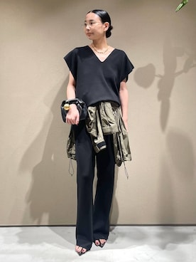 「Chaos（カオス）のアイテム（ジャケット/アウター）」を使った、FUMIさん（レディース・162cm）の夏コーディネート