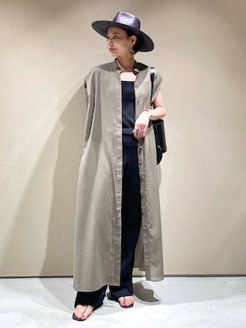 「Chaos（カオス）のアイテム（ワンピース/ドレス）」を使った、FUMIさん（レディース・162cm）の夏コーディネート