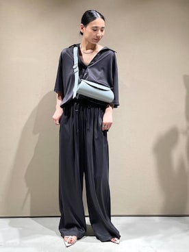 「Chaos（カオス）のアイテム」を使った、FUMIさん（レディース・162cm）の夏コーディネート