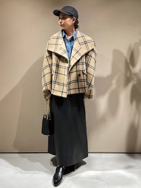 「Chaos（カオス）のアイテム（その他アウター）」を使った、FUMIさん（レディース・162cm）の秋コーディネート