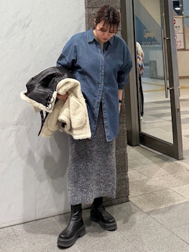 井坪夢さん(レディース・168cm)の秋コーディネート