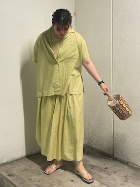 井坪夢さん（レディース・168cm）の春コーディネート