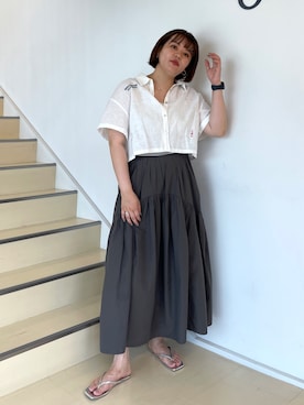 井坪夢さん(レディース・168cm)の夏コーディネート