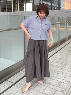 井坪夢さん（レディース・168cm）の夏コーディネート