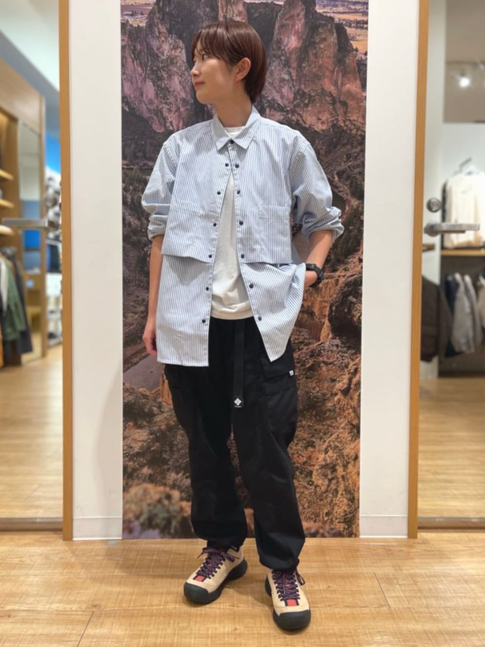Columbia／【COLUMBIA BLACK LABEL】シェブロンリム ロング