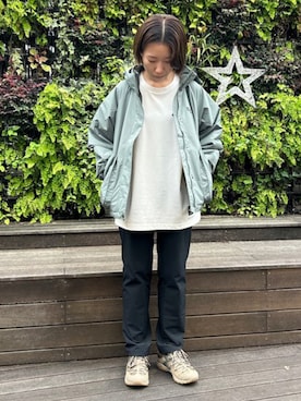 「秋」｜「アイテム（ナイロンジャケット）」を使った、コロンビア公式さん（レディース・155cm）の秋コーディネート