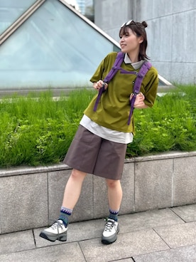 コロンビア公式さん(レディース・161cm)の夏コーディネート
