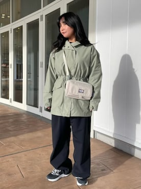 「Columbia（コロンビア）のアイテム」を使った、コロンビア公式さん（レディース・155cm）の春コーディネート