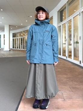 コロンビア公式さん（レディース・150cm）の秋コーディネート