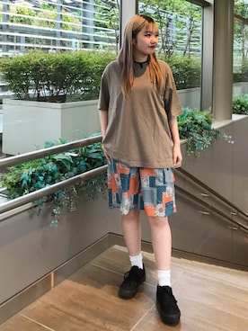 コロンビア公式さん（レディース・156cm）の夏コーディネート