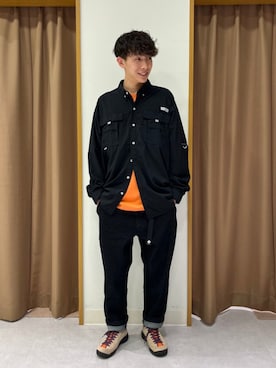 コロンビア公式さん（メンズ・177cm）の夏コーディネート