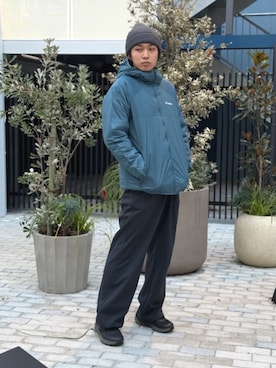 コロンビア公式さん（メンズ・183cm）の冬コーディネート