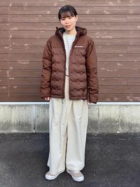 コロンビア公式さん(レディース・154cm)の冬コーディネート