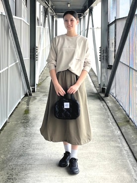 コロンビア公式さん（レディース・172cm）の秋コーディネート