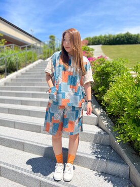 コロンビア公式さん（レディース・155cm）の夏コーディネート