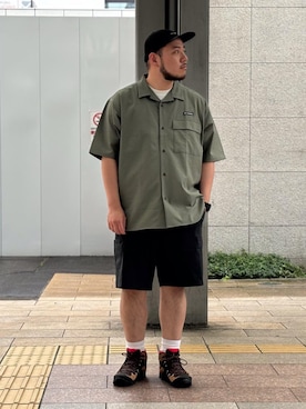 コロンビア公式さん（メンズ・180cm）の夏コーディネート
