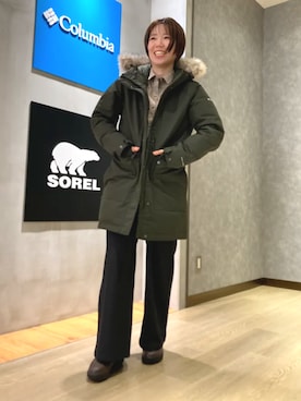 「オムニヒートインフィニティ」｜コロンビア公式さん（レディース・161cm）の秋コーディネート