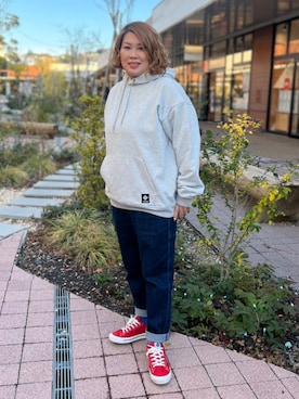 コロンビア公式さん（レディース・162cm）の冬コーディネート