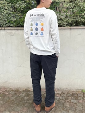 コロンビア公式さん（メンズ・177cm）の秋コーディネート