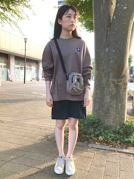 コロンビア公式さん（レディース・158cm）の秋コーディネート