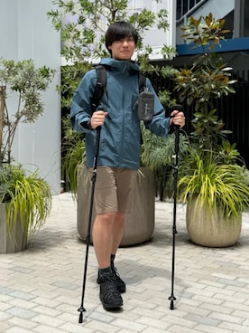 コロンビア公式さん（メンズ・173cm）の夏コーディネート