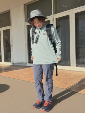 「アイテム（バックパック/リュック）」を使った、コロンビア公式さん（レディース・148cm）の夏コーディネート