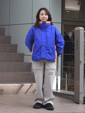 「コロンビア」｜「アイテム（ブルゾン）」を使った、コロンビア公式さん（レディース・152cm）の秋コーディネート