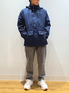 「コロンビア」｜「アイテム（ブルゾン）」を使った、コロンビア公式さん（メンズ・164cm）の冬コーディネート