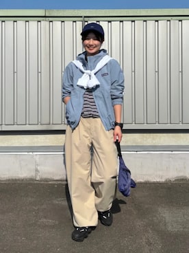 「Columbia（コロンビア）のアイテム」を使った、コロンビア公式さん（レディース・155cm）の春コーディネート