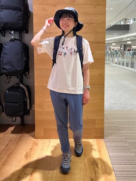 「Columbia（コロンビア）のアイテム」を使った、コロンビア公式さん（レディース・165cm）の春コーディネート