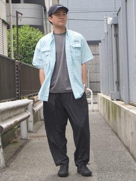 コロンビア公式さん(メンズ・175cm)の夏コーディネート