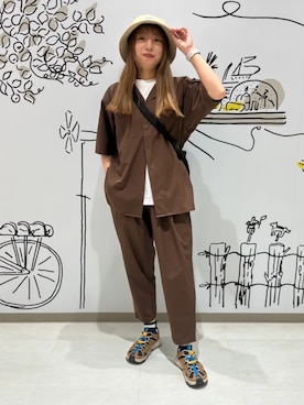 「Columbia（コロンビア）のアイテム」を使った、コロンビア公式さん（レディース・162cm）の夏コーディネート