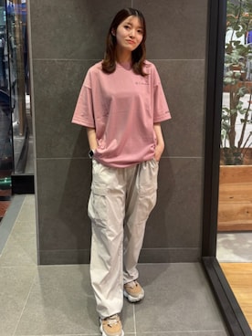 コロンビア公式さん（レディース・158cm）の夏コーディネート