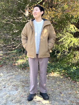 「アイテム（その他トップス）」を使った、コロンビア公式さん（メンズ・175cm）の冬コーディネート