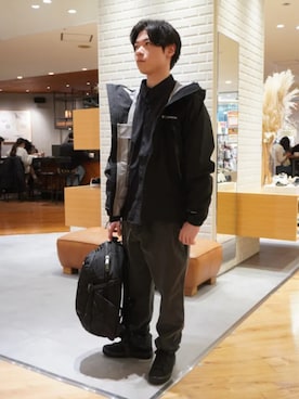 コロンビア公式さん（メンズ・163cm）の春コーディネート